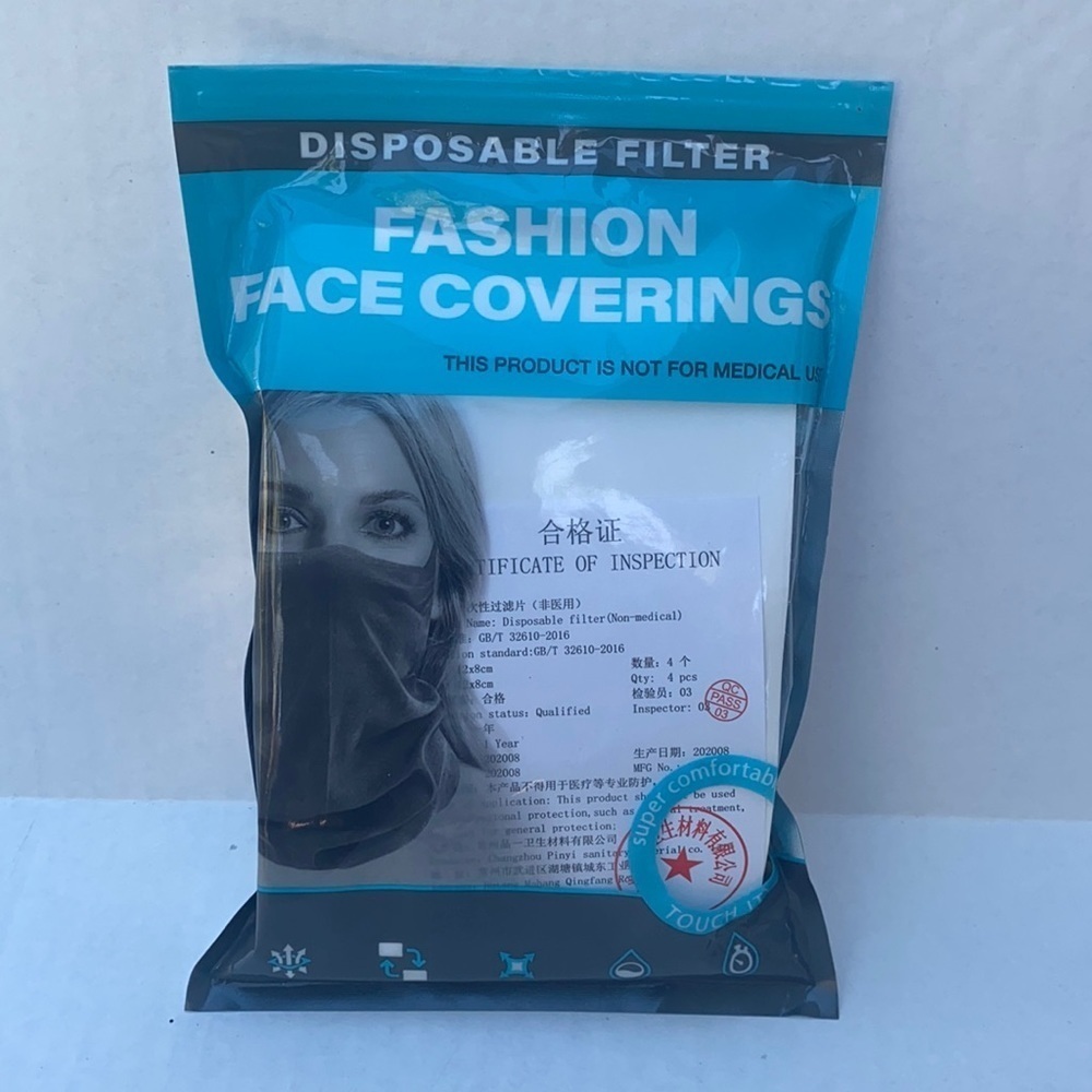 New DISPOSABLE FILTER Fashion Face Covering